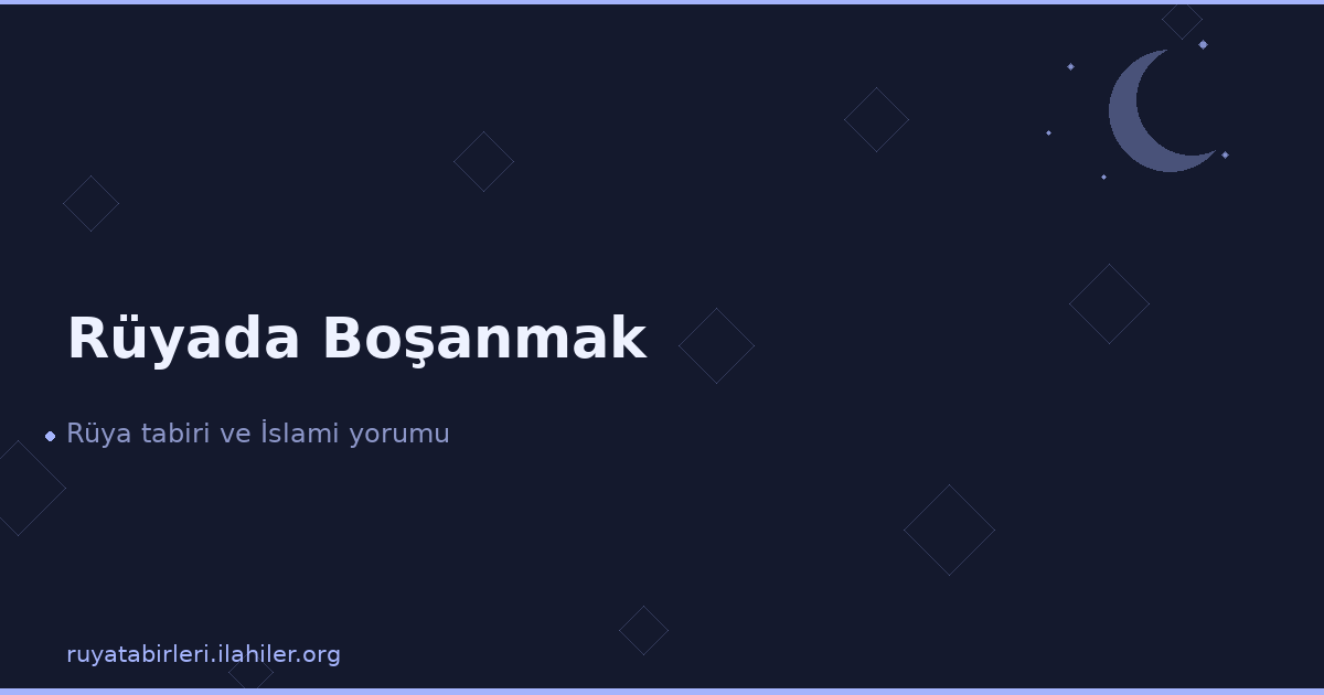 Rüyada Boşanmak