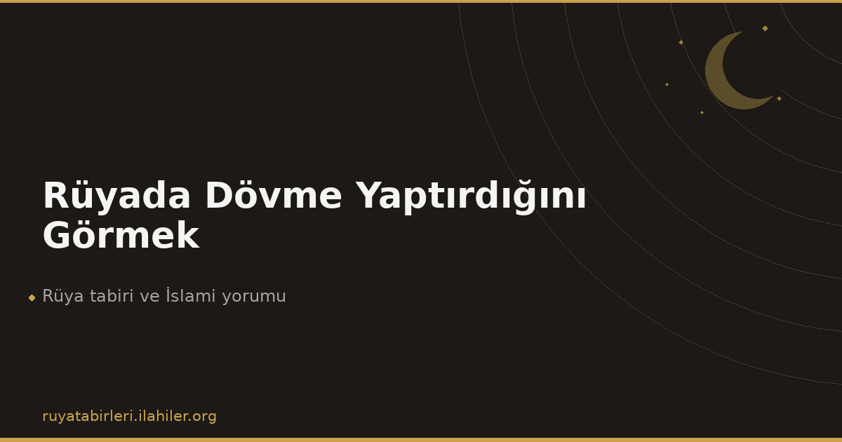 Rüyada Dövme Yaptırdığını Görmek