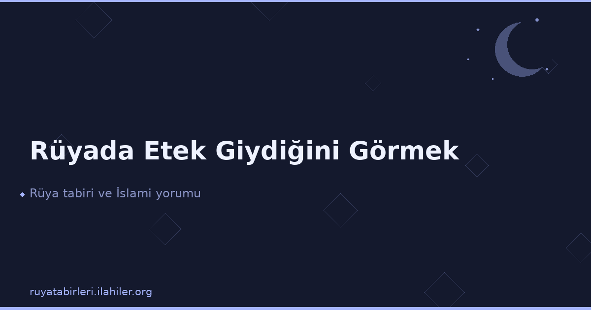 Rüyada Etek Giydiğini Görmek
