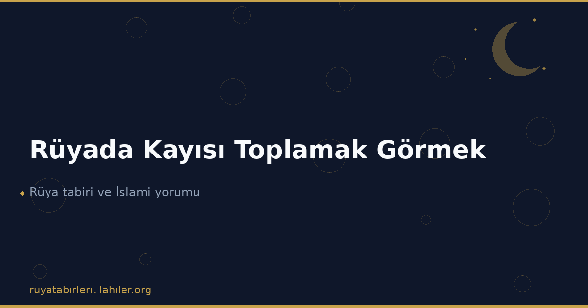 Rüyada Kayısı Toplamak Görmek