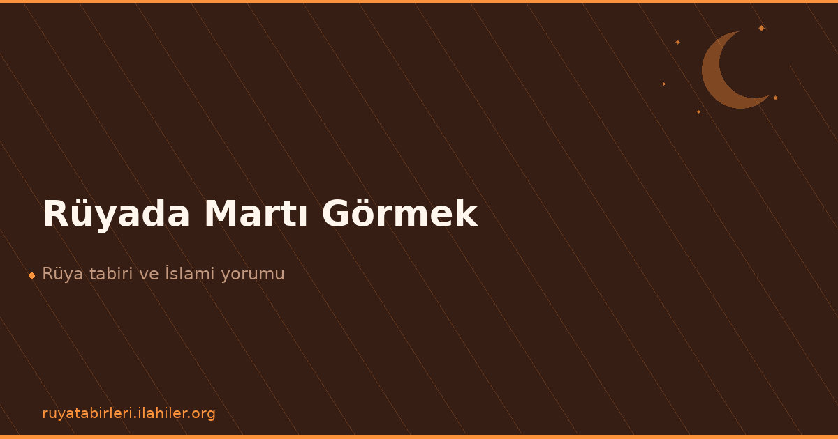 Rüyada Martı Görmek