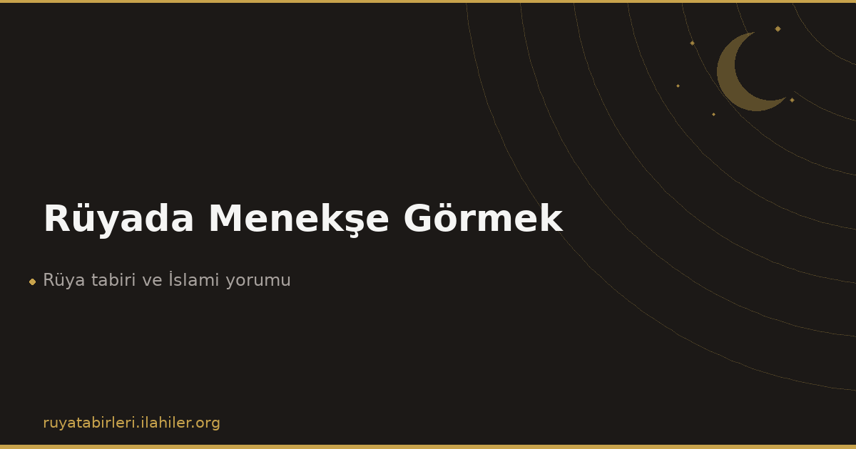 Rüyada Menekşe Görmek