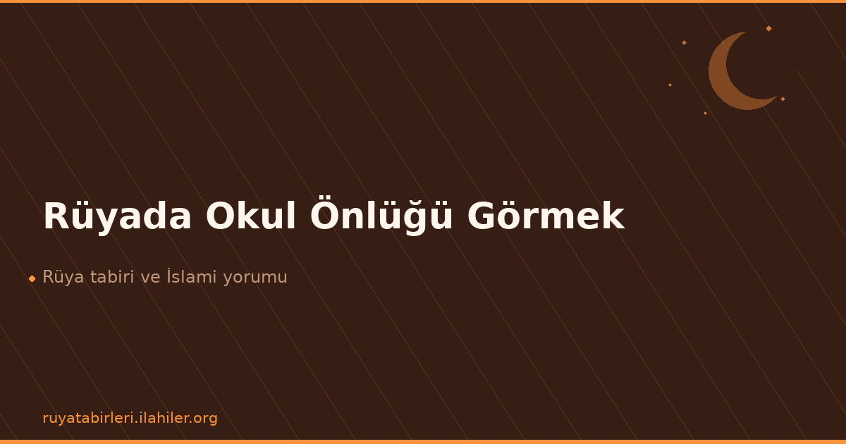 Rüyada Okul Önlüğü Görmek