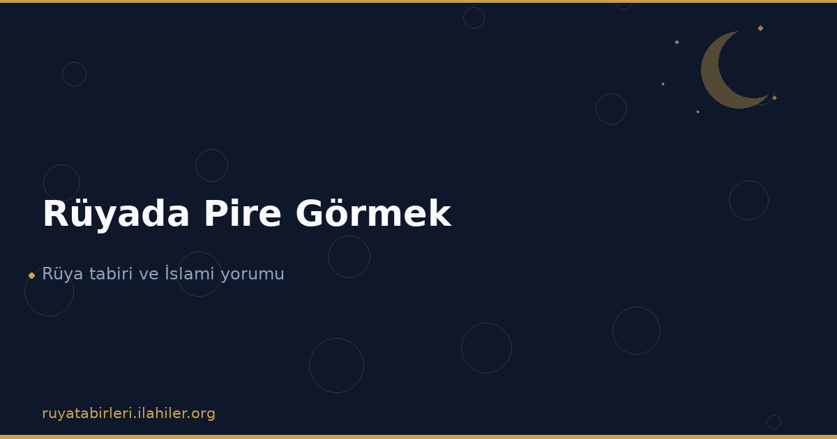 Rüyada Pire Görmek