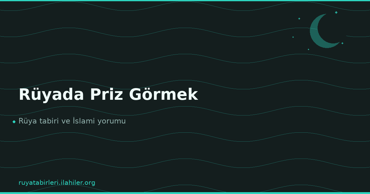 Rüyada Priz Görmek