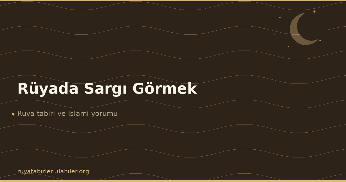 Rüyada Sargı Görmek