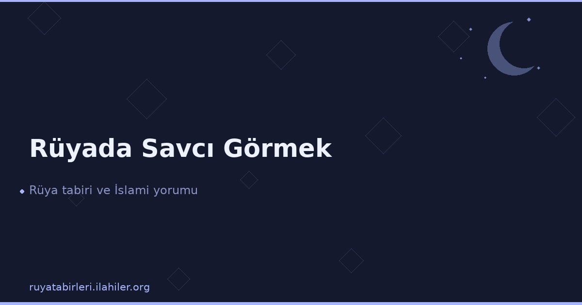 Rüyada Savcı Görmek