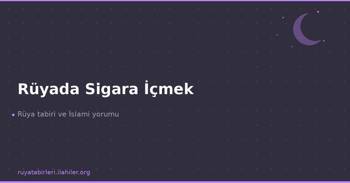 Rüyada Sigara İçmek