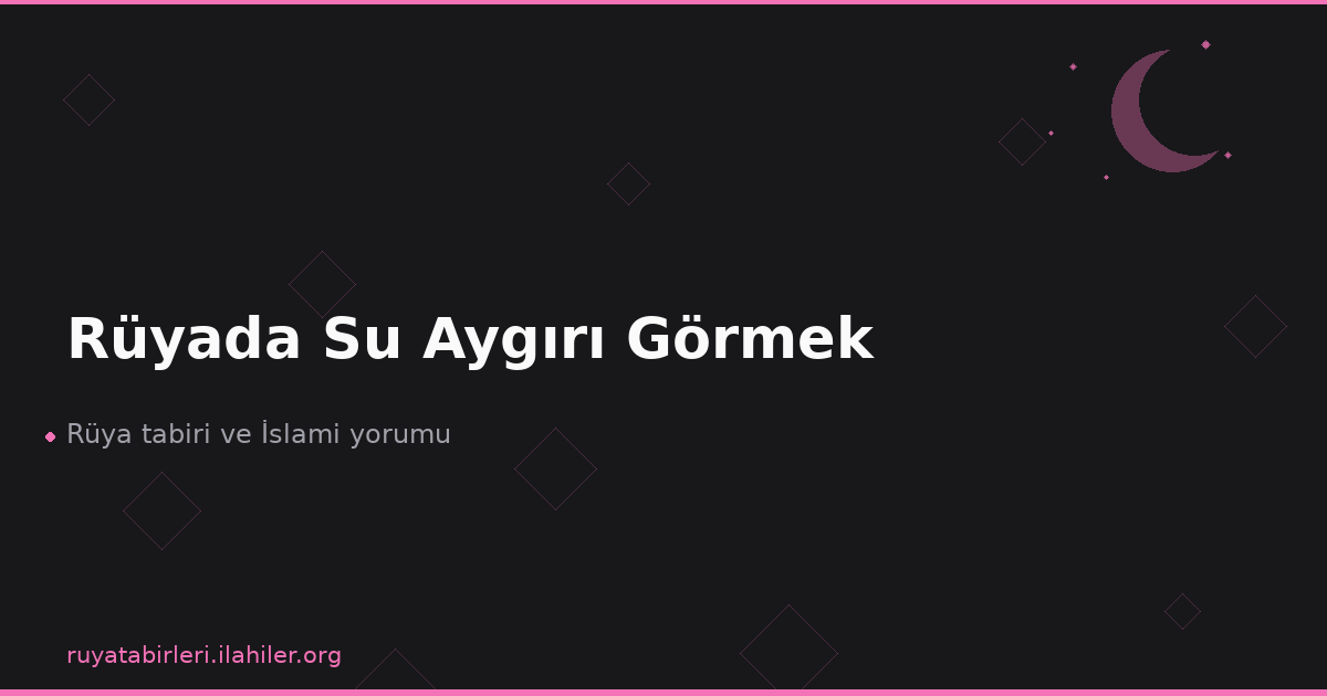 Rüyada Su Aygırı Görmek