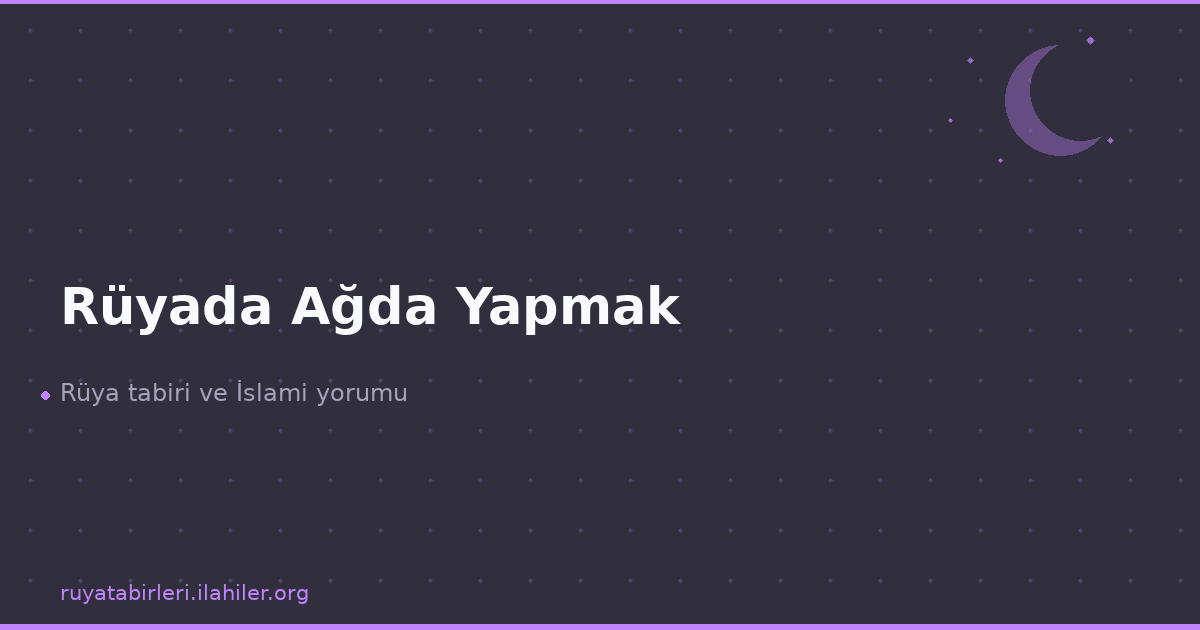 Rüyada Ağda Yapmak