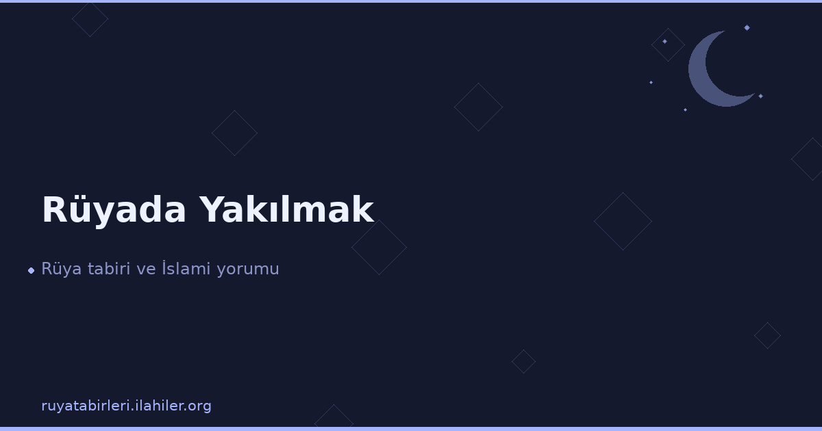 Rüyada Yakılmak