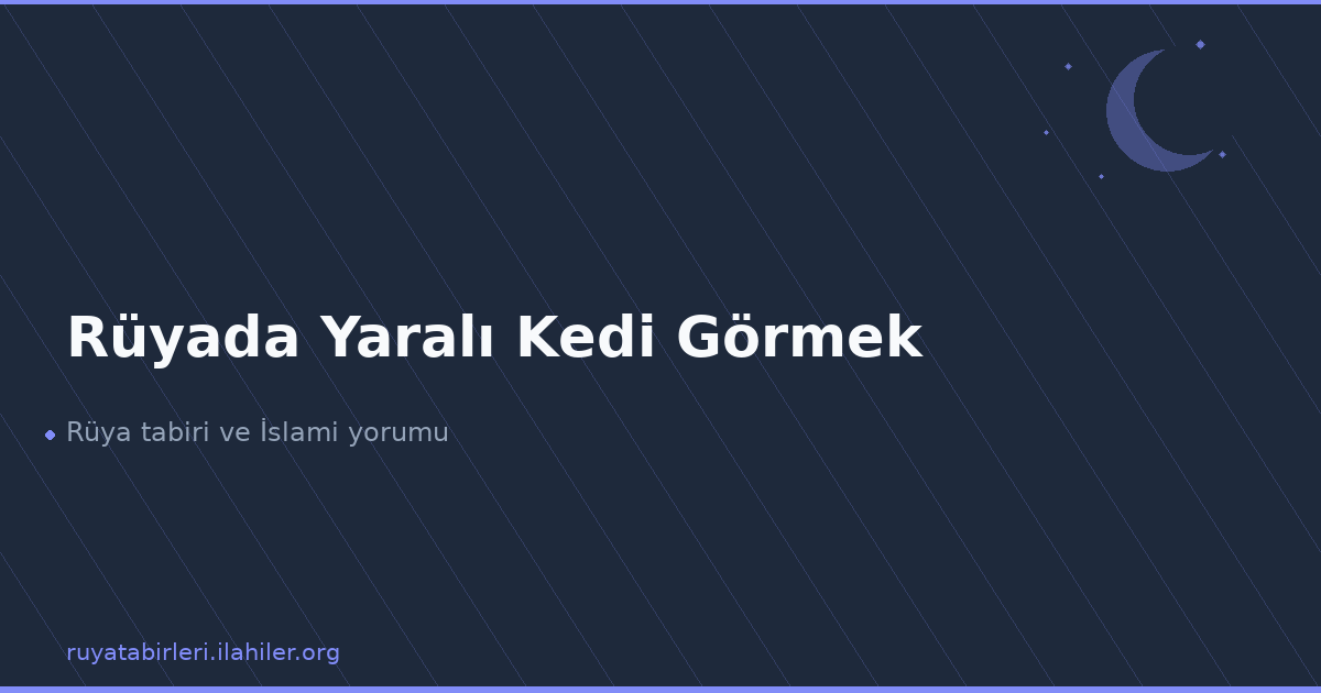 Rüyada Yaralı Kedi Görmek