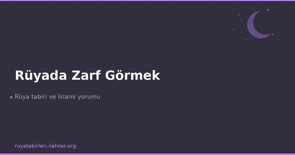 Rüyada Zarf Görmek