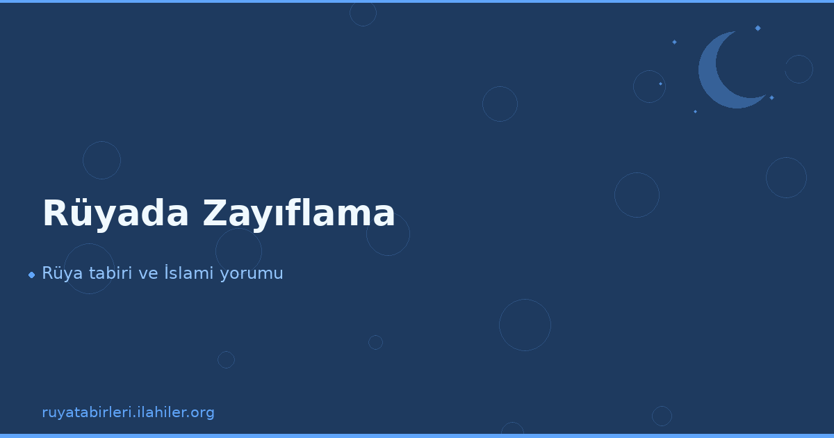 Rüyada Zayıflama